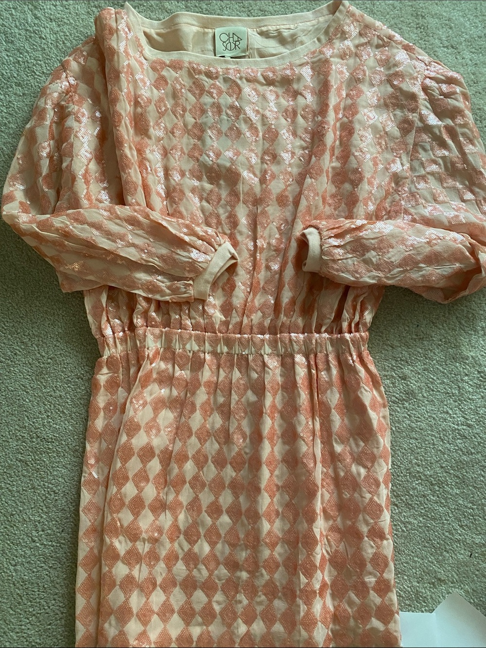 Chaser NWT  medium cooper sequined dress - Picture 7 of 12